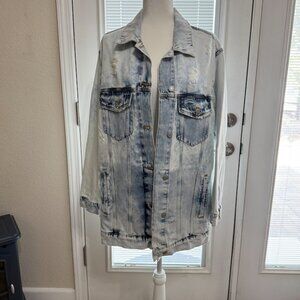 We the Free Free People Jean Jacket SZ Medium